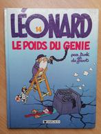 Léonard - Le poids du génie - DL1989 - TBE, Gelezen, Turk & De Groot., Eén stripboek, Ophalen of Verzenden