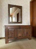 eiken dekenkist + spiegel, Huis en Inrichting, Woonaccessoires | Kisten, Ophalen, Gebruikt, 100 tot 150 cm, 50 tot 75 cm