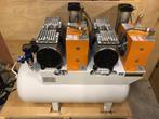 Nieuwe dental compressor 60 ltr tank, dual motor