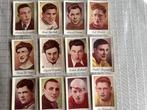 12 prenten chromos wielrenners De Beukelaar reeks P uit 1950, Verzamelen, Ophalen of Verzenden, Gebruikt