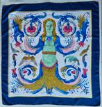 Hermès vintage carré foulard 100 % zijde, Ophalen of Verzenden, Gedragen