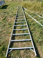 Aluminium ladder, Ophalen of Verzenden, Gebruikt, Ladder