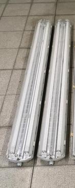 2 TL armaturen 2 x 58 W, Ophalen, Zo goed als nieuw, 50 tot 200 watt, Lamp met armatuur