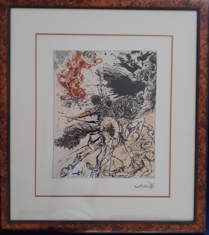 "Dulcinée" - Salvador Dali, Antiek en Kunst, Kunst | Etsen en Gravures, Ophalen