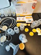 Medela afkolfset dubbel, Ophalen of Verzenden, Gebruikt, Borstkolf