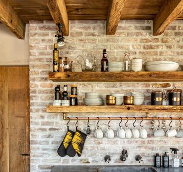 Eiken wandplank - zwevende wandplanken - Barnwood hout! beschikbaar voor biedingen