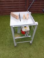 tafelzaag met 7,5 pk benzine motor erop, Ophalen, 70 mm of meer, Overige typen, Zo goed als nieuw