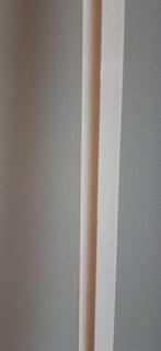Afwerkboordje in composiet licht grijs., Doe-het-zelf en Bouw, Plinten en Afwerking, Ophalen, Nieuw