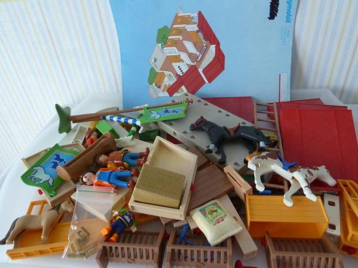 Playmobil onderdelen van paarden manege 4190, Kinderen en Baby's, Speelgoed | Playmobil, Gebruikt, Los Playmobil, Ophalen of Verzenden