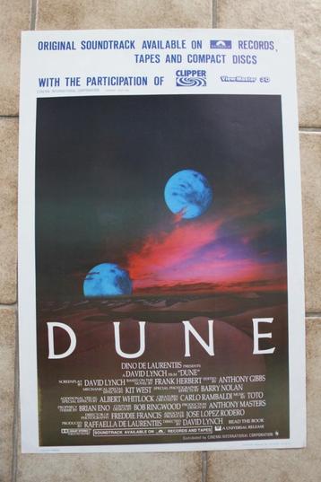 filmaffiche Dune David Lynch 1984 filmposter disponible aux enchères