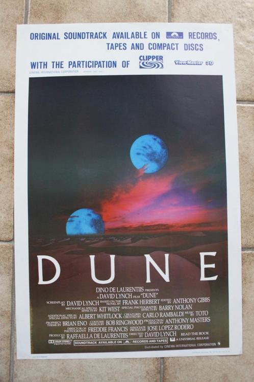 filmaffiche Dune David Lynch 1984 filmposter, Collections, Posters & Affiches, Comme neuf, Cinéma et TV, A1 jusqu'à A3, Rectangulaire vertical