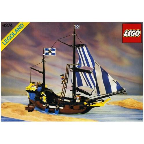 LEGO Piraten Pirates 6274 Caribbean Clipper in TOPSTAAT!!!, Enfants & Bébés, Jouets | Duplo & Lego, Comme neuf, Lego, Ensemble complet
