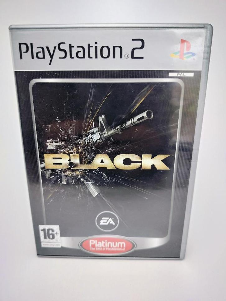 Black [Platinum Edition] – PlayStation 2 (PAL) – Compleet i, Games en Spelcomputers, Games | Sony PlayStation 2, Refurbished, Shooter