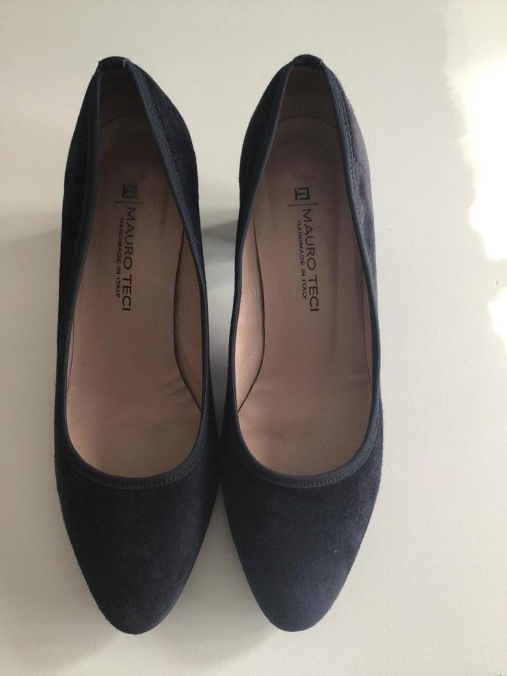 Schoenen donkerblauw Mauro Teci, Kleding | Dames, Schoenen, Zo goed als nieuw, Pumps, Blauw, Ophalen of Verzenden