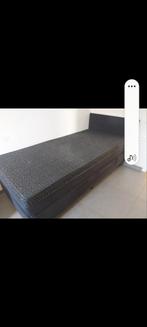 Eenpersoons boxspring zwart 90/200, Huis en Inrichting, Slaapkamer | Boxsprings, Ophalen, 90 cm, Eenpersoons, Zwart