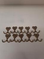 10 x porte-manteaux en cuivre, Enlèvement ou Envoi