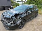 Renault clio 1.5dci diesle schade wagen start en rijdt!, Zwart, Zwart, Bedrijf, 5 deurs