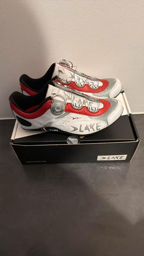 Lake CX331 Carbon Wielerschoen Dames - 42, Kleding | Dames, Schoenen, Zo goed als nieuw, Sportschoenen, Wit, Ophalen of Verzenden