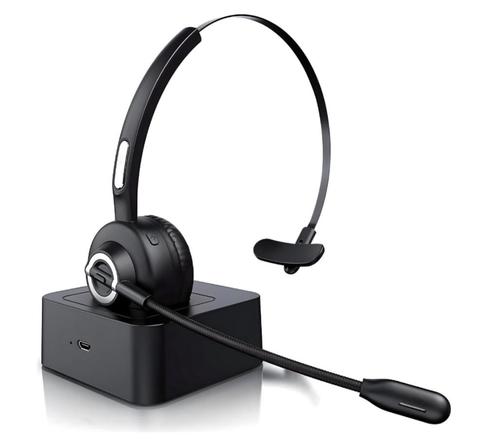 Draadloze BT Headset/Hoofdtelefoon met Ruisonderdrukking NEW, Audio, Tv en Foto, Hoofdtelefoons, Nieuw, Op oor (supra aural), Overige merken