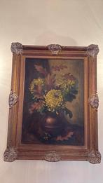 Schilderij van vaas met bloemen, Antiek en Kunst, Ophalen