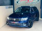 Volkswagen Tiguan Allspace 2.0 TDi * R LINE * GAR 12 MOIS *, Auto's, Gebruikt, 4 cilinders, Blauw, Leder