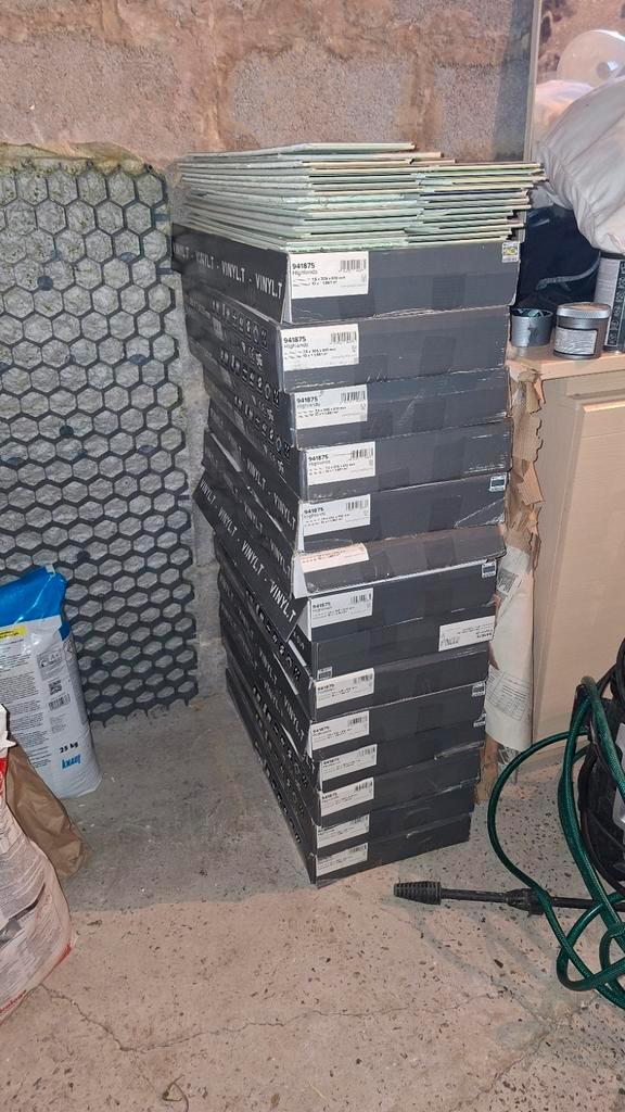 Dalle de sol en PVC - Stone Highlands - Épaisseur 7,, Bricolage & Construction, Dalles & Carrelages