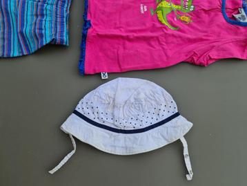 wit met blauwe muts, hoed tegen de zon 74cm beschikbaar voor biedingen