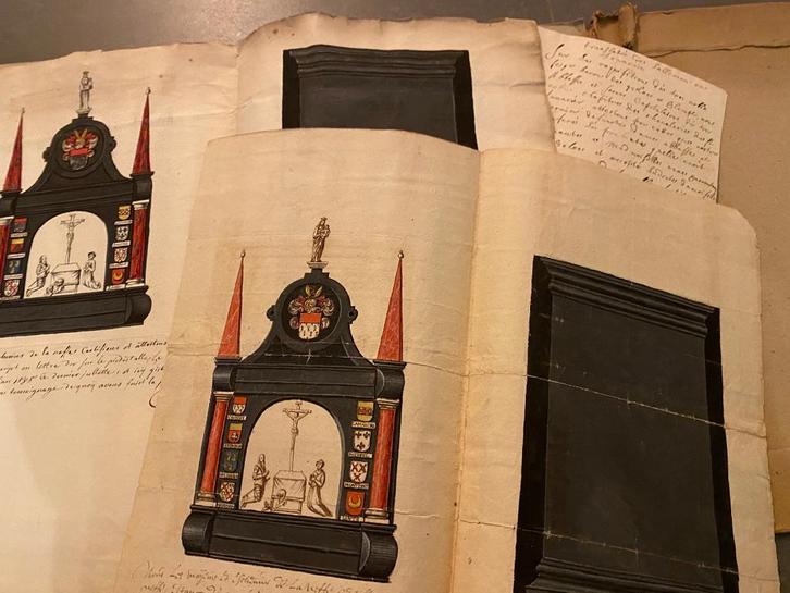 De Campene Campenne Van Campen   genealogie Ridders, Antiek en Kunst, Antiek | Boeken en Manuscripten, Ophalen of Verzenden