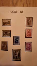 Postzegels België 15 april 1937 - 13 nov 1944 deel 2, Met stempel, Gestempeld, Overig, Ophalen
