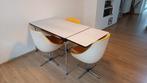 4 draaibare retro kuipstoelen, Ophalen
