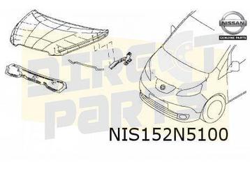 Nissan e-NV200 (7/14-) motorkap (te spuiten) Origineel!  F51 beschikbaar voor biedingen