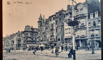 Carte postale la PANNE VILLAS DIGUE ZEEDIJK, Enlèvement ou Envoi