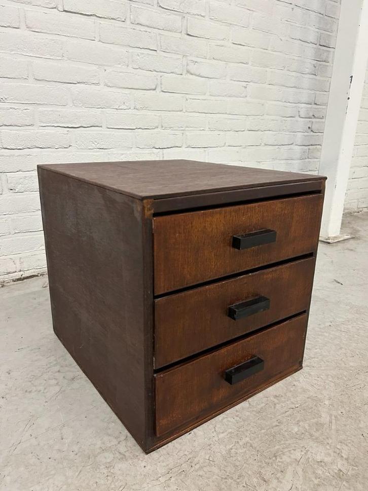 Oud vintage ladekastje, Huis en Inrichting, Kasten | Ladekasten, Verzenden