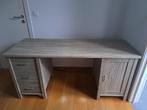 Bureau 1m60 bois, style moderne, Huis en Inrichting, Ophalen, Zo goed als nieuw, Bureau