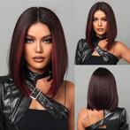 Pruik halflang bob model met steil haar model 2054, Handtassen en Accessoires, Uiterlijk | Haarverzorging, Verzenden, Nieuw, Pruik of Haarverlenging