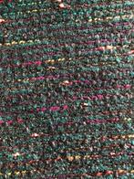 3 metertjes stof Red Juliet, Hobby en Vrije tijd, Ophalen, Nieuw, Blauw, 30 tot 200 cm