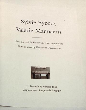 Sylvie Eyberg/Valérie Mannaerts beschikbaar voor biedingen