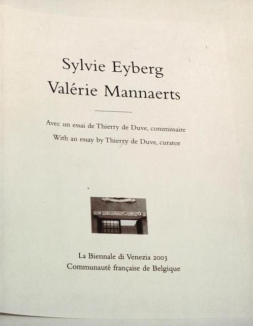 Sylvie Eyberg/Valérie Mannaerts, Boeken, Kunst en Cultuur | Beeldend, Gelezen, Ophalen of Verzenden