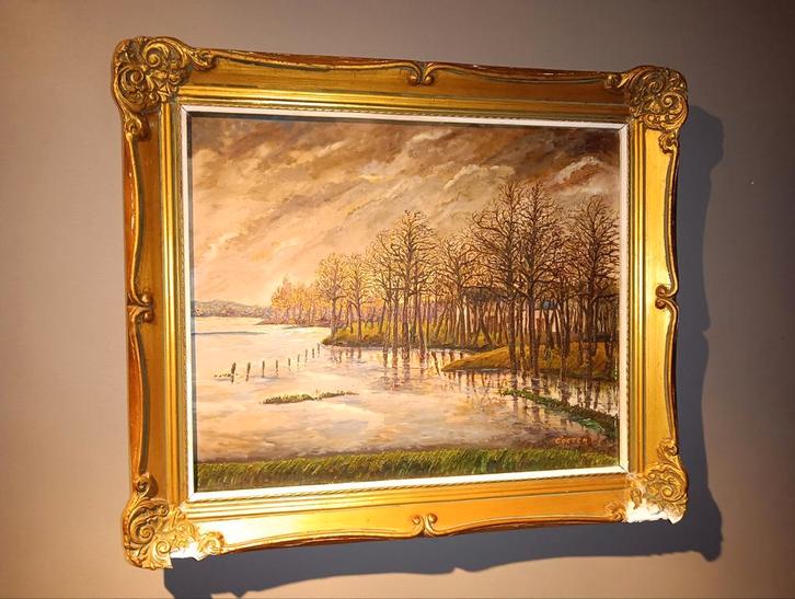 Prairie noyée, Antiquités & Art, Art | Peinture | Classique, Enlèvement