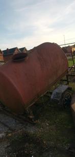 WATERTANK MET AANHANGWAGEN, Zakelijke goederen, Landbouw | Werktuigen, Ophalen of Verzenden