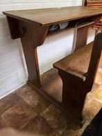 Banc d’école 1975, Jardin & Terrasse, Enlèvement, Utilisé, Bois