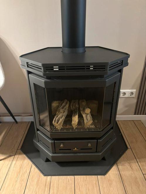 Barbas gaskachel type dallas (Nieuwprijs €1390), Huis en Inrichting, Kachels, Gebruikt, Vrijstaand, Gaskachel, Gas, Ophalen