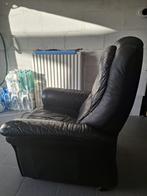 Fauteuil relax électrique en cuir, Maison & Meubles, Canapés | Salons, Enlèvement, Utilisé, Une personne, Cuir