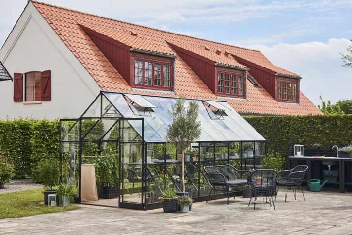 Tuinkas Qube 816, zwart gecoat, Hobby en Vrije tijd, Overige Hobby en Vrije tijd, Verzenden