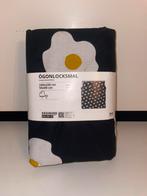 IKEA ÖGONLOCKSMAL dekbedovertrek met kussenslopen, Huis en Inrichting, Ophalen of Verzenden, Nieuw, Tweepersoons, Zwart