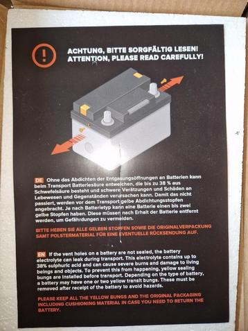 Splinter nieuw batterij accu. beschikbaar voor biedingen