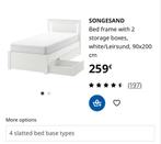 1 persoonsbed ikea, Huis en Inrichting, Ophalen, Gebruikt