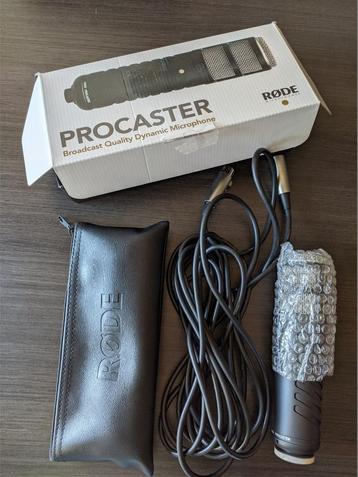Rode Procaster XLR + Studioarm + Audio Interface! beschikbaar voor biedingen
