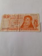 Un peso bankbiljet Argentinië, Postzegels en Munten, Bankbiljetten | Amerika, Ophalen