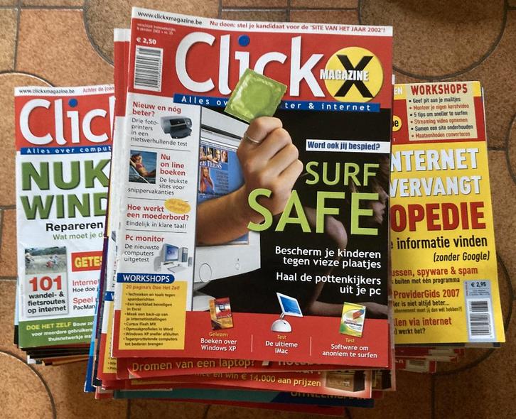 clickx computer magazine met CD, Computers en Software, Office-software, Zo goed als nieuw, Ophalen